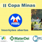 CONFIRA O PROGRAMA DA II ETAPA DA COPA MINAS FHMG - 2019