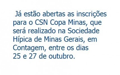 CSN Copa Minas