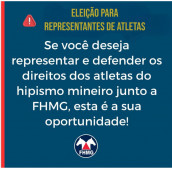 Resultado das Eleição para Representantes de Atletas!